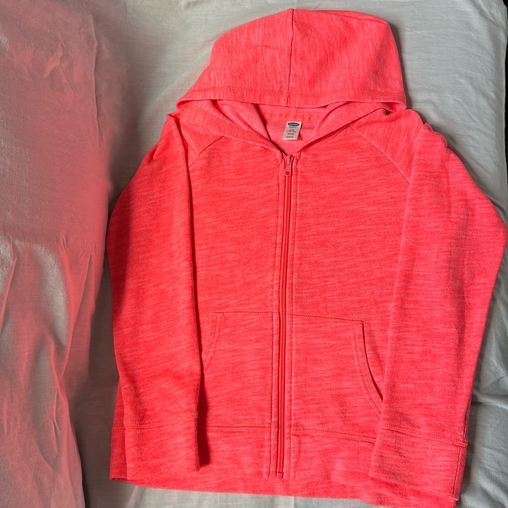 Old Navy girls zip up jacket size L (10/12)